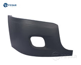 2 Side & Center Bumpers w/ Pair Fog Light for 2004-2016 Freightliner Cascadia