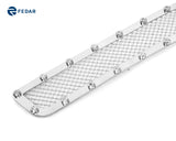 Fedar Rivet Mesh Grille Insert For 04-05 Ford F-150 - Full Polished