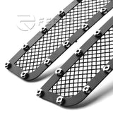 Fedar Rivet Mesh Grille Insert For 99-06 Chevy Silverado/Suburban/Tahoe - Full Black