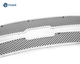 Fedar Wire Mesh Grille Insert For 02-06 Chevy Silverado 1500/1500 SS/1500 HD/2500/3500/2500 HD - Black / Polished