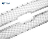 Fedar Rivet Mesh Grille Insert For 02-06 Chevy Silverado 1500/1500 SS/1500 HD/2500/3500/2500 HD - Full Polished