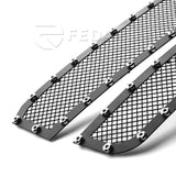 Fedar Rivet Mesh Grille Insert For 02-06 Chevy Silverado 1500/1500 SS/1500 HD/2500/3500/2500 HD - Full Black