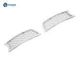 Fedar Dual Weave Mesh Grille Insert For 05-10 Chrysler 300C - Full Polished