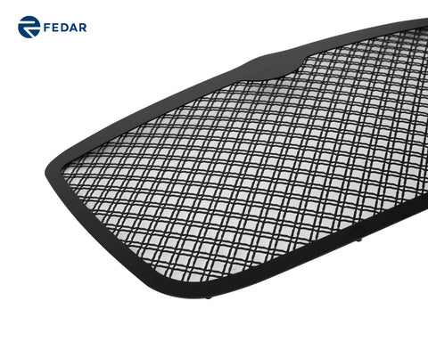 Karpal Front Grille For 2005-2010 Chrysler 300 – Chrome Shell With Silver Insert – Plastic