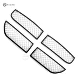 Fedar Dual Weave Mesh Grille Insert For 05-07 Dodge Magnum - Polished / Black