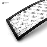 Fedar Dual Weave Mesh Grille Insert For 05-07 Dodge Magnum - Polished / Black