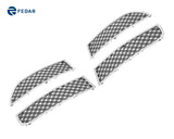Fedar Dual Weave Mesh Grille Insert For 05-07 Dodge Magnum - Black / Polished