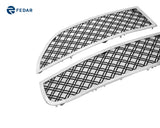 Fedar Dual Weave Mesh Grille Insert For 05-07 Dodge Magnum - Black / Polished
