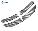 Fedar Dual Weave Mesh Grille Insert For 05-07 Dodge Magnum - Black / Polished