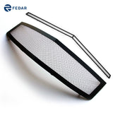 Fedar Wire Mesh Grille Combo Insert For 03-07 Cadillac CTS - Polished / Black