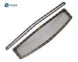 Fedar Rivet Mesh Grille Combo Insert For 03-07 Cadillac CTS - Full Black