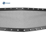 Fedar Rivet Mesh Grille Combo Insert For 03-07 Cadillac CTS - Full Black