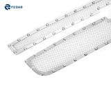 Fedar Rivet Mesh Grille Insert For 05-07 Chevy Silverado 1500/1500HD/2500HD/3500 - Full Polished