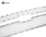 Fedar Rivet Mesh Grille Insert For 05-07 Chevy Silverado 1500/1500HD/2500HD/3500 - Full Polished