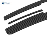 Fedar Main Upper Billet Grille For 2005-2007 Chevy Silverado 1500/1500HD/2500HD/3500 - Black Powder Coated