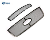 Fedar Rivet Formed Mesh Grille Combo Insert For 03-06 Ford Expedition - Full Black