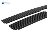 Fedar Billet Grille Combo For 2006-2009 Chevy Trailblazer LT - Black