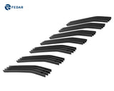 Fedar Main Upper Billet Grille For 1997-2006 Jeep Wrangler - Black