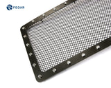 Fedar Rivet Mesh Grille Insert For 07-14 Jeep Wrangler - Full Black