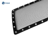 Fedar Rivet Formed Mesh Grille Insert For 07-14 Jeep Wrangler - Full Black
