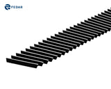 Fedar Billet Grille Combo For 2004-2005 Ford F-150 (Vertical) - Polished