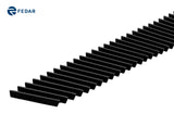 Fedar Billet Grille Combo For 2004-2005 Ford F-150 (Vertical) - Black
