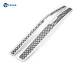 Fedar Dual Weave Mesh Grille Insert For 07-13 Chevy Silverado 1500 - Black / Polished