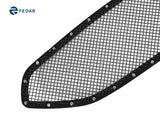 Fedar Rivet Mesh Grille Insert For 13-15 Ford Fusion - Full Black
