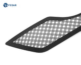 Fedar Dual Weave Mesh Grille Combo Insert For 07-09 Toyota Camry - Full Black