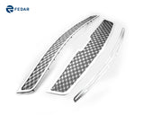 Fedar Dual Weave Mesh Grille Combo Insert For 11-14 Chevy Cruze LT RS/LTZ RS - Black / Polished