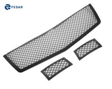 Fedar Dual Weave Mesh Grille Combo Insert For 07-14 Cadillac Escalade - Full Black