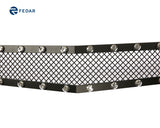 Fedar Rivet Mesh Grille Insert For 08-13 Cadillac CTS - Full Black