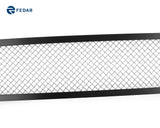 Fedar Wire Mesh Grille Insert For 10-12 Ford Fusion - Polished / Black