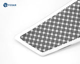 Fedar Dual Weave Mesh Grille Combo Insert For 07-09 Nissan Altima Sedan - Black / Polished
