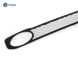 Fedar Dual Weave Mesh Grille Insert For 07-09 Nissan Altima Sedan - Polished / Black