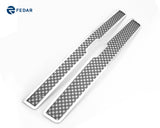 Fedar Dual Weave Mesh Grille Insert For 07-10 Chevy Silverado 2500HD/3500HD - Black / Polished