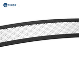 Fedar Dual Weave Mesh Grille Insert For 07-08 Nissan Maxima - Polished / Black