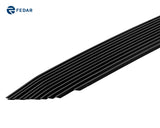 Fedar Billet Grille Combo For 2006-2008 Honda Civic Coupe Not For SI Model - Black Powder Coated