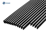 Fedar Main Upper Billet Grille For 2001-2003 Ford Ranger XL 2WD/XLT 2WD - Polished