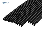 Fedar Billet Grille Combo For 2001-2003 Ford Ranger XL 2WD/XLT 2WD - Black