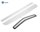 Fedar Dual Weave Mesh Grille Combo Insert For 08-12 Chevy Malibu - Polished / Black