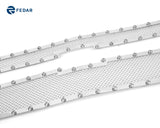 Fedar Rivet Mesh Grille Combo Insert For 14-15 Chevy Silverado 1500 - Full Polished