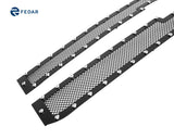Fedar Rivet Mesh Grille Combo Insert For 15-16 Chevy Silverado 2500HD/3500HD - Full Black