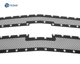 Fedar Rivet Mesh Grille Combo Insert For 15-16 Chevy Silverado 2500HD/3500HD - Full Black