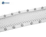Fedar Rivet Formed Mesh Grille Insert For 15-16 Chevy Silverado 2500HD/3500HD - Full Polished