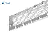 Fedar Rivet Mesh Grille Combo Insert For 15-16 Chevrolet Silverado 2500HD/3500 HD - Full Polished