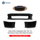 3 Pcs Steel Black Bumper fit 2002-2020 Freightliner M2 106 112 Business Class