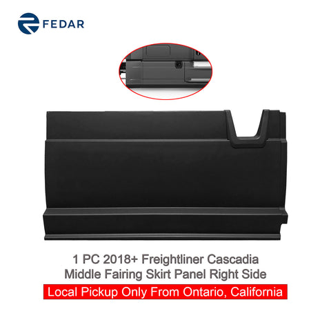 1 PC Middle Fairing Skirt Panel for 2018+ Freightliner Cascadia Right Side